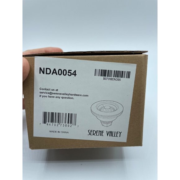 Serene Valley 3-1/2 inch Kitchen Sink Strainer Assembly with Stopper for Matchin - Picture 1 of 4